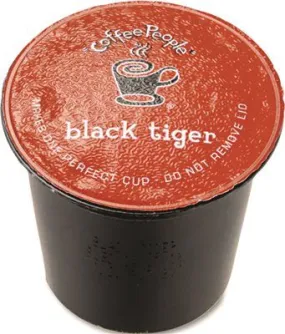 Coffee People Black Tiger Extra Bold Coffee K-Cups 24 Per Box