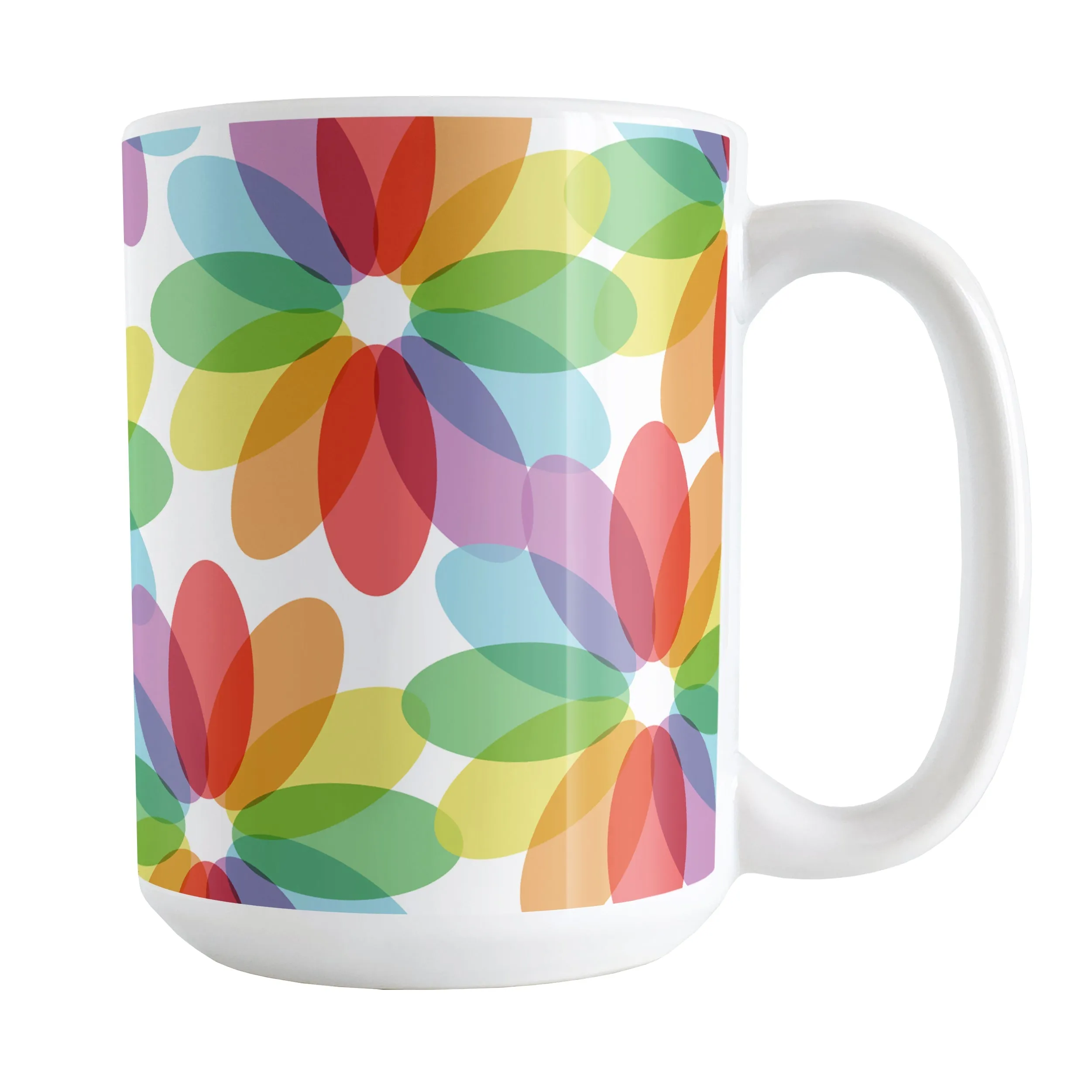 Color Lovers Rainbow Flower Mug