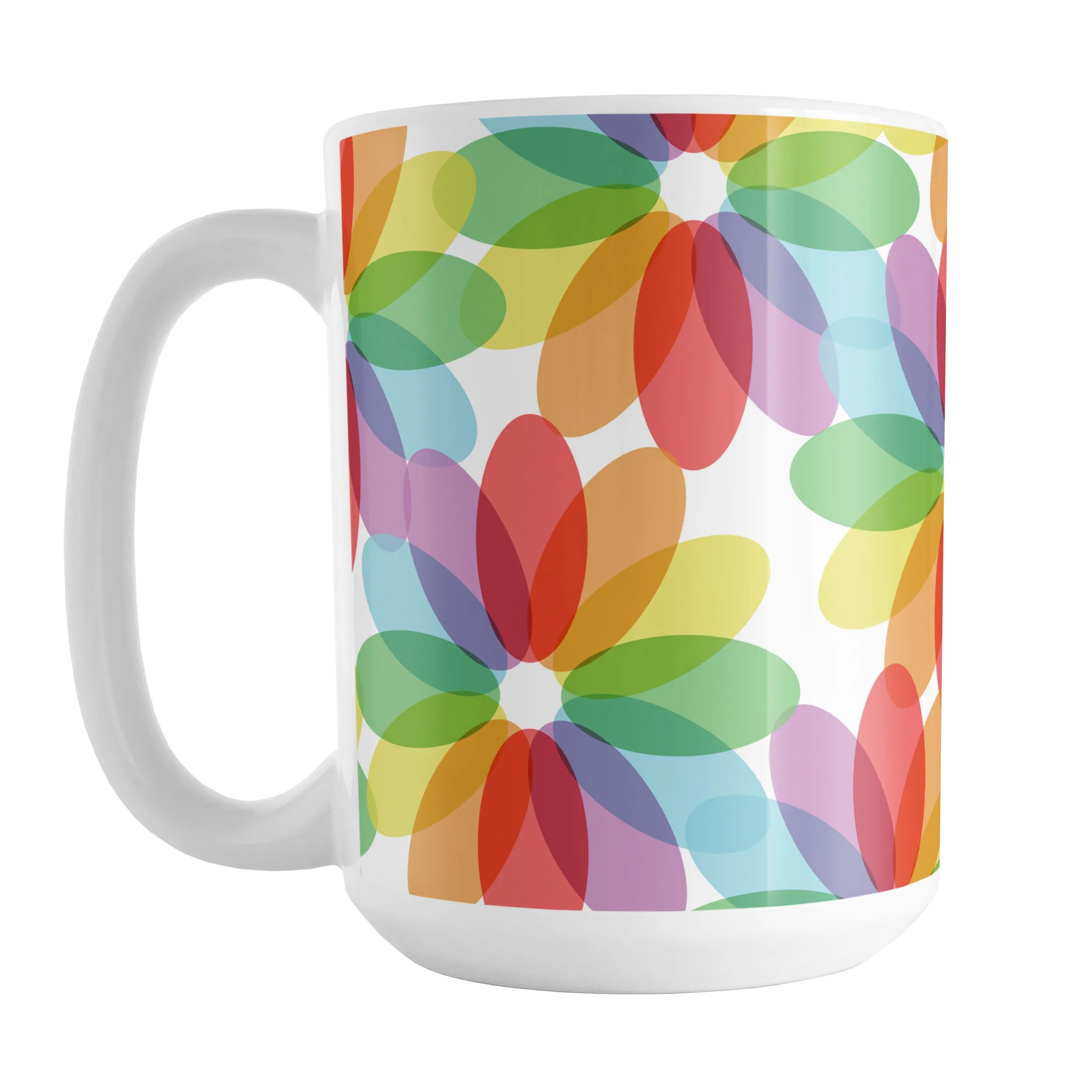 Color Lovers Rainbow Flower Mug