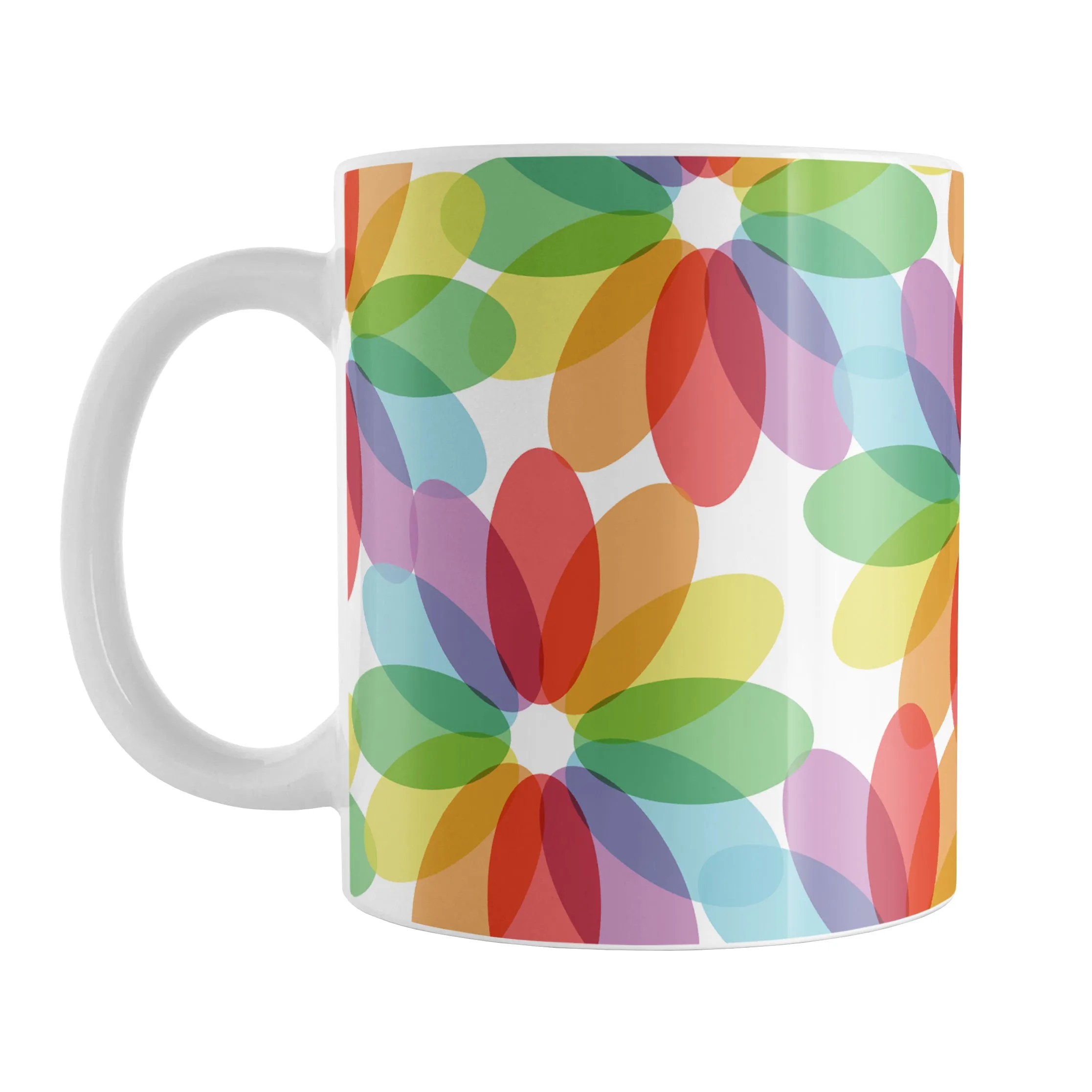 Color Lovers Rainbow Flower Mug