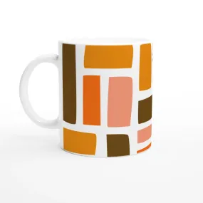 Colorful Brick Pattern Mug | Unique and Vibrant