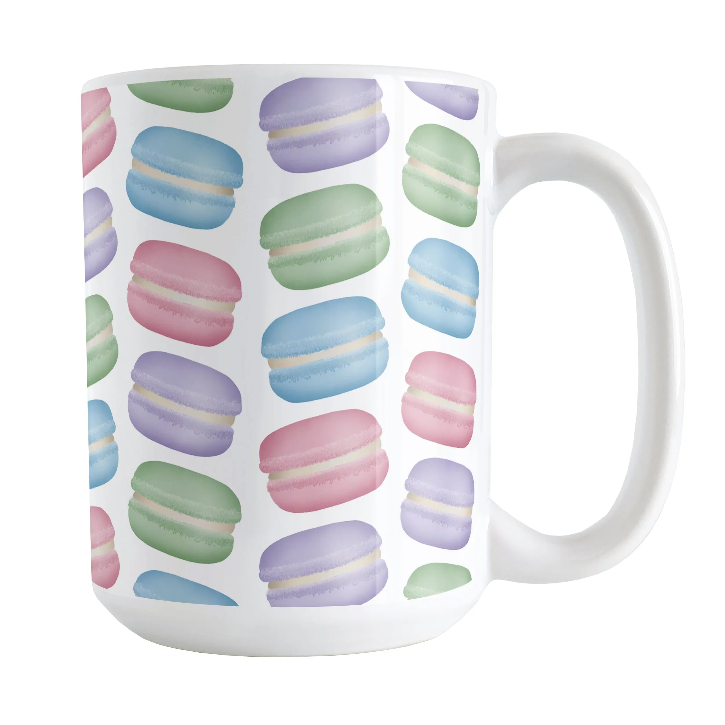 Colorful Pastel Macarons Mug