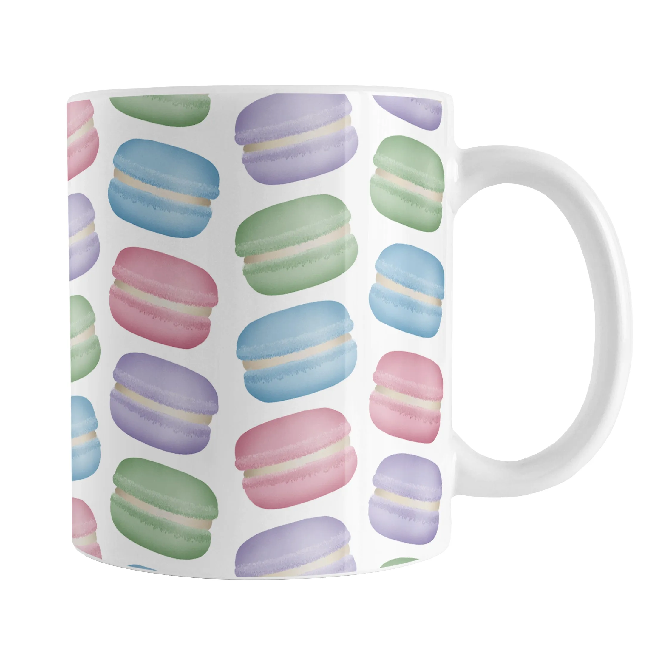 Colorful Pastel Macarons Mug