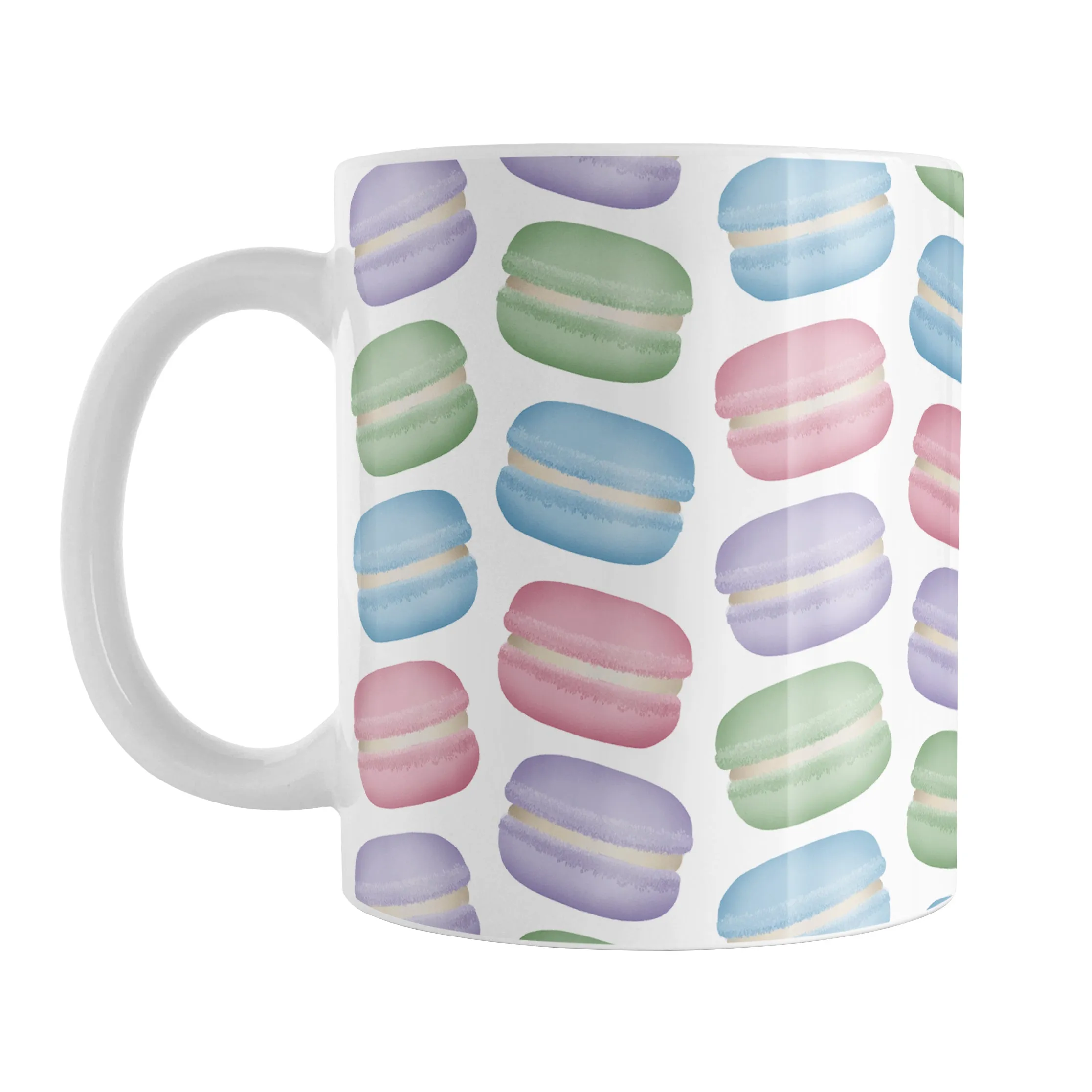 Colorful Pastel Macarons Mug