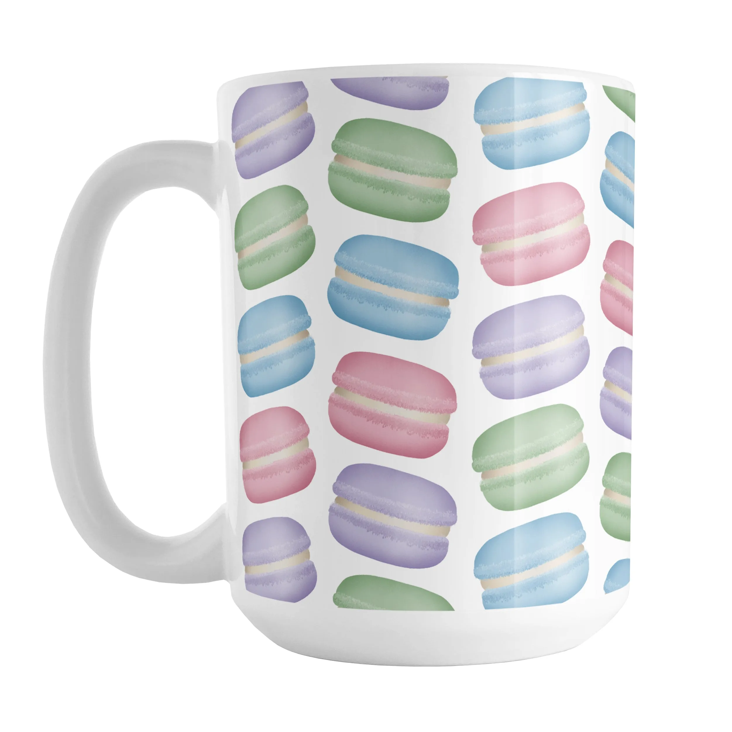 Colorful Pastel Macarons Mug