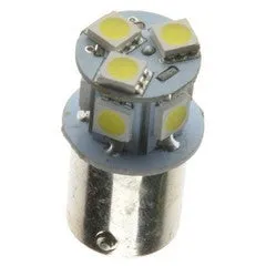 Cool White Mini LED Bayonet Bulb - BA15D SBC 10-30V