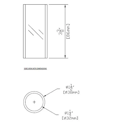 CopperMoon CM.500/CM.700 Glass - Replacement Clear Glass for CM.700 & CM.500 Path Lights (Min. Quantity 3)