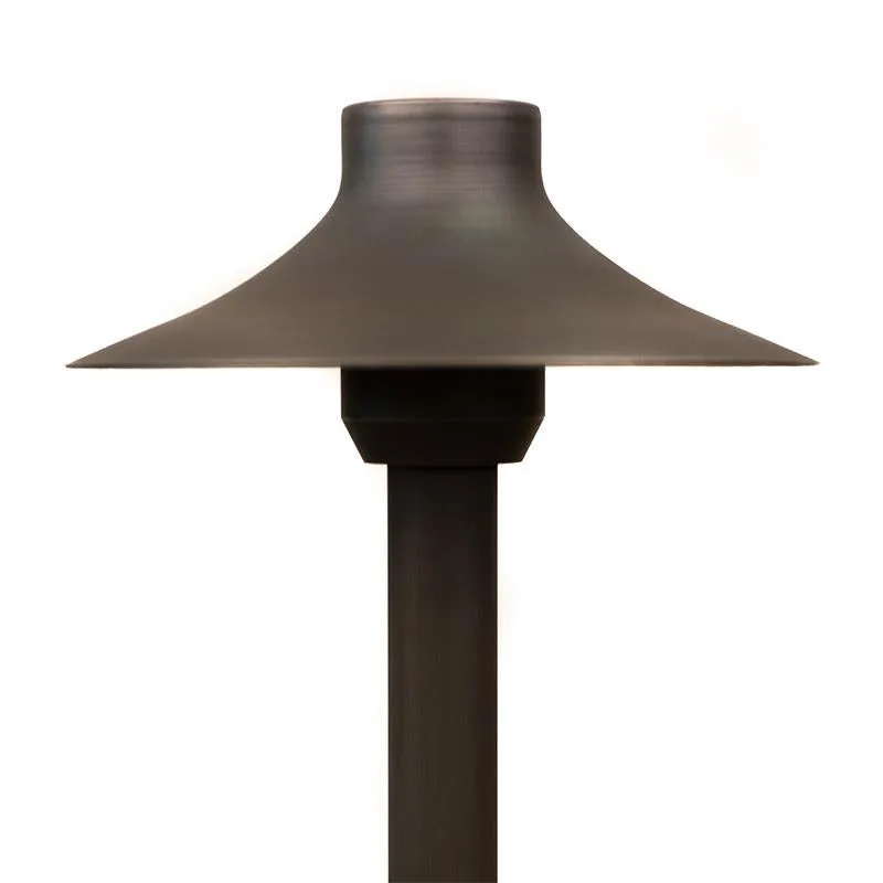 CopperMoon CM.710-15 12V Copper 6" Path Light Top, 15" X 3/4" Copper Stem With Stake