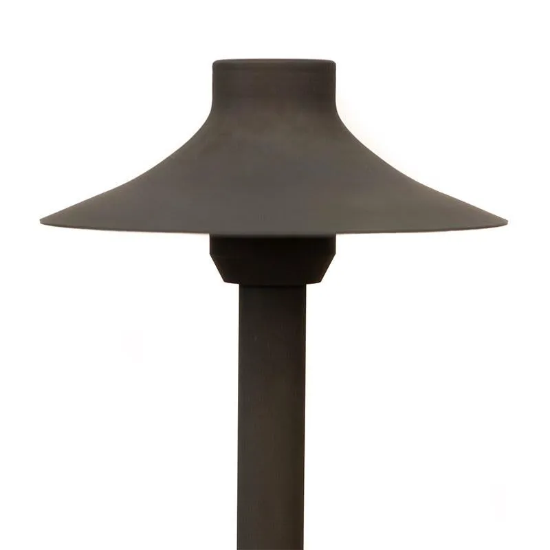 CopperMoon CM.710-15 12V Copper 6" Path Light Top, 15" X 3/4" Copper Stem With Stake