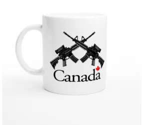 CROSSED RIFLES MUG