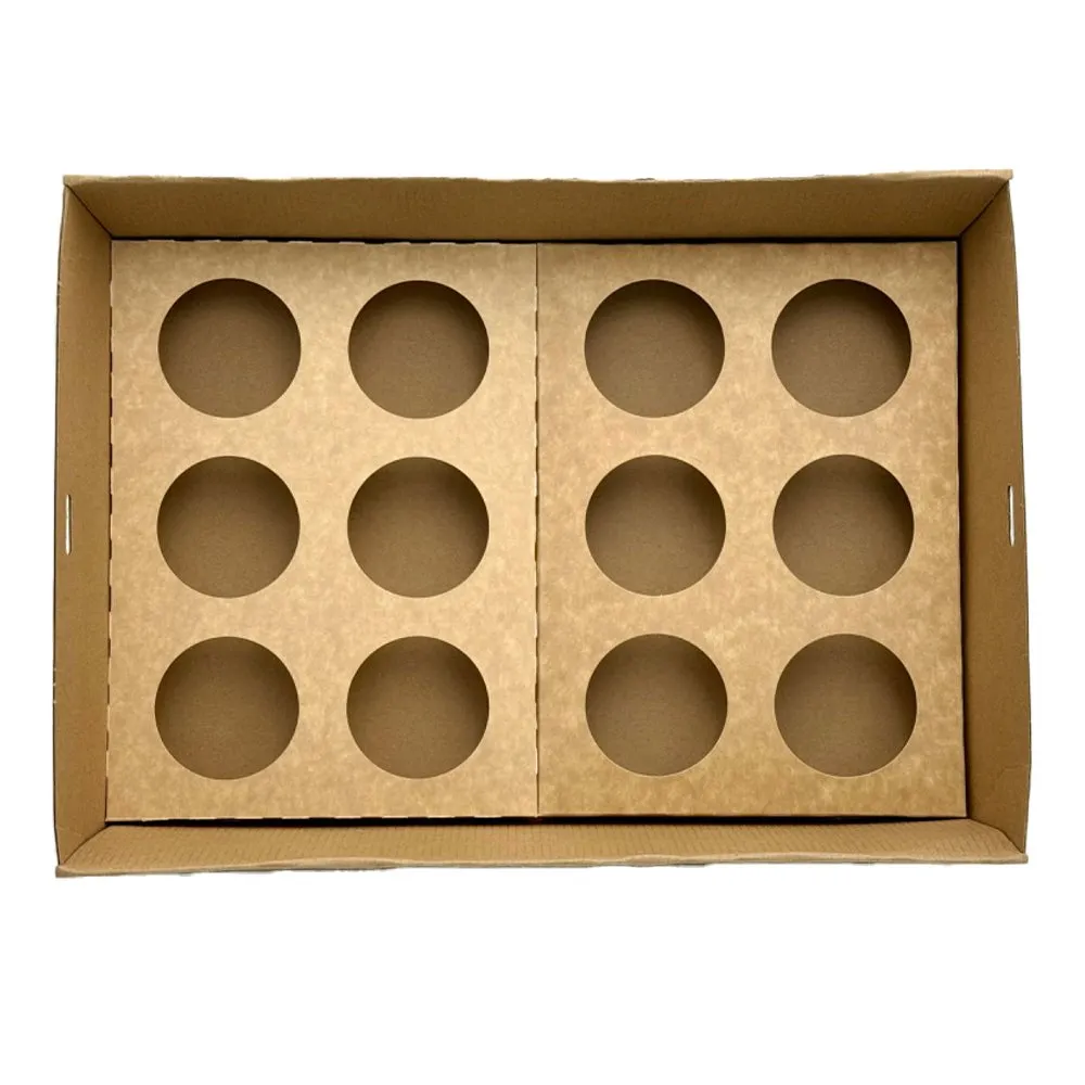 Cupcake Insert To Fit Medium/Large Tray - 6 Holes 50pc/PK