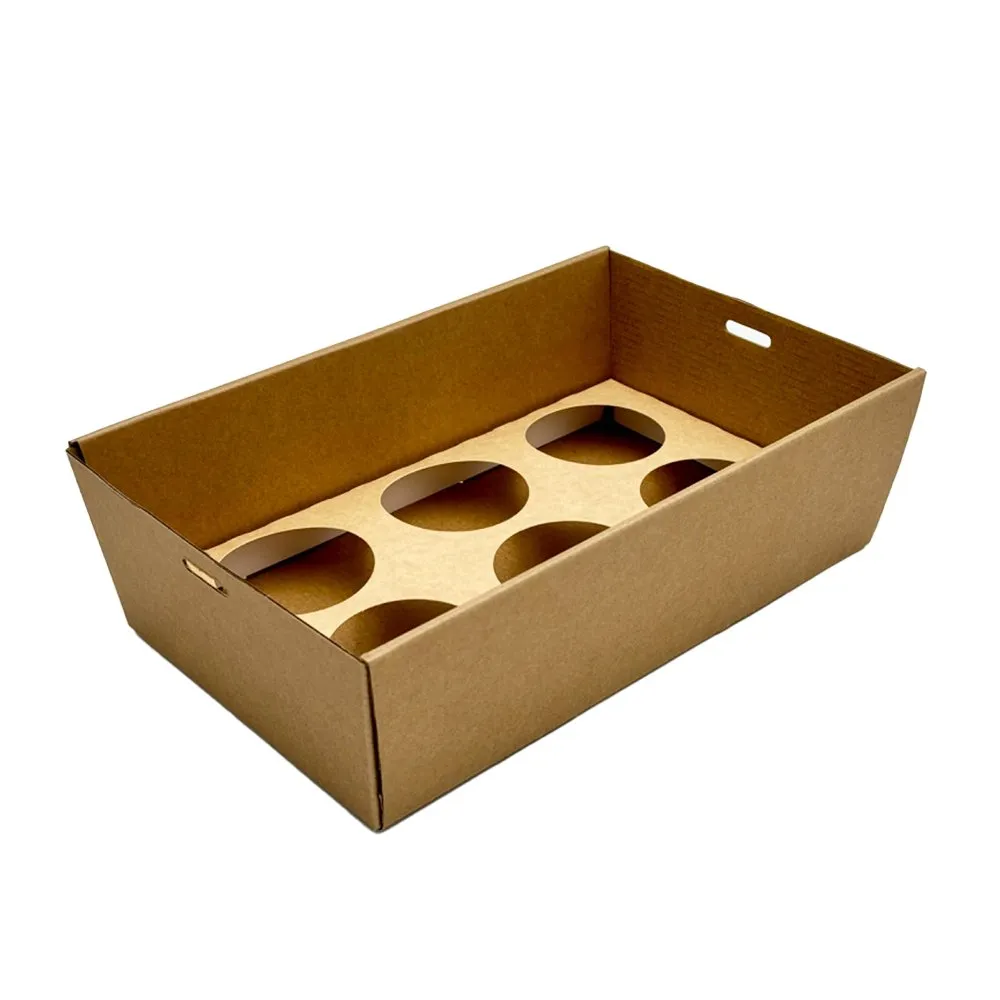 Cupcake Insert To Fit Small Tray - 6 Holes 50pc/PK