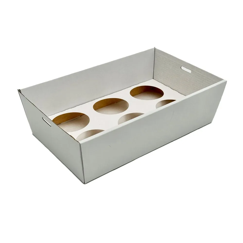 Cupcake Insert To Fit Small Tray - 6 Holes 50pc/PK