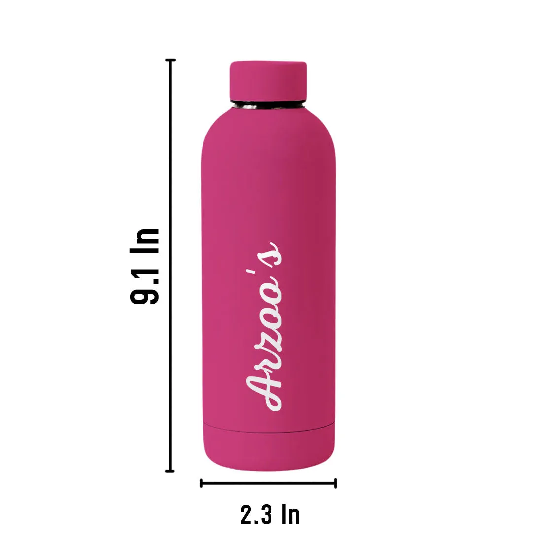 Custom Insulated Water Bottles Stainless Steel  Bottle for Travel Office Gym Home - BPA Free, Leakproof