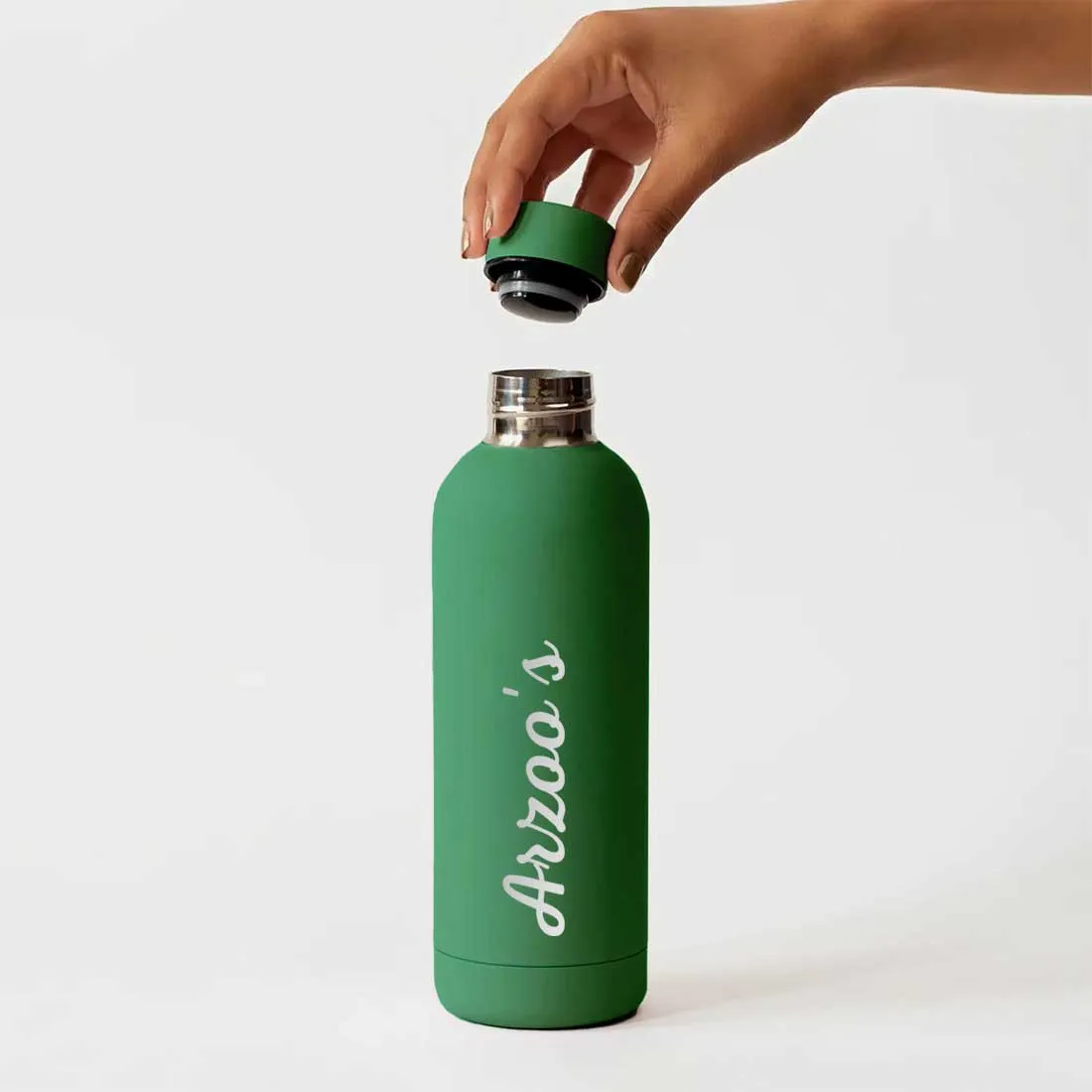 Custom Insulated Water Bottles Stainless Steel  Bottle for Travel Office Gym Home - BPA Free, Leakproof