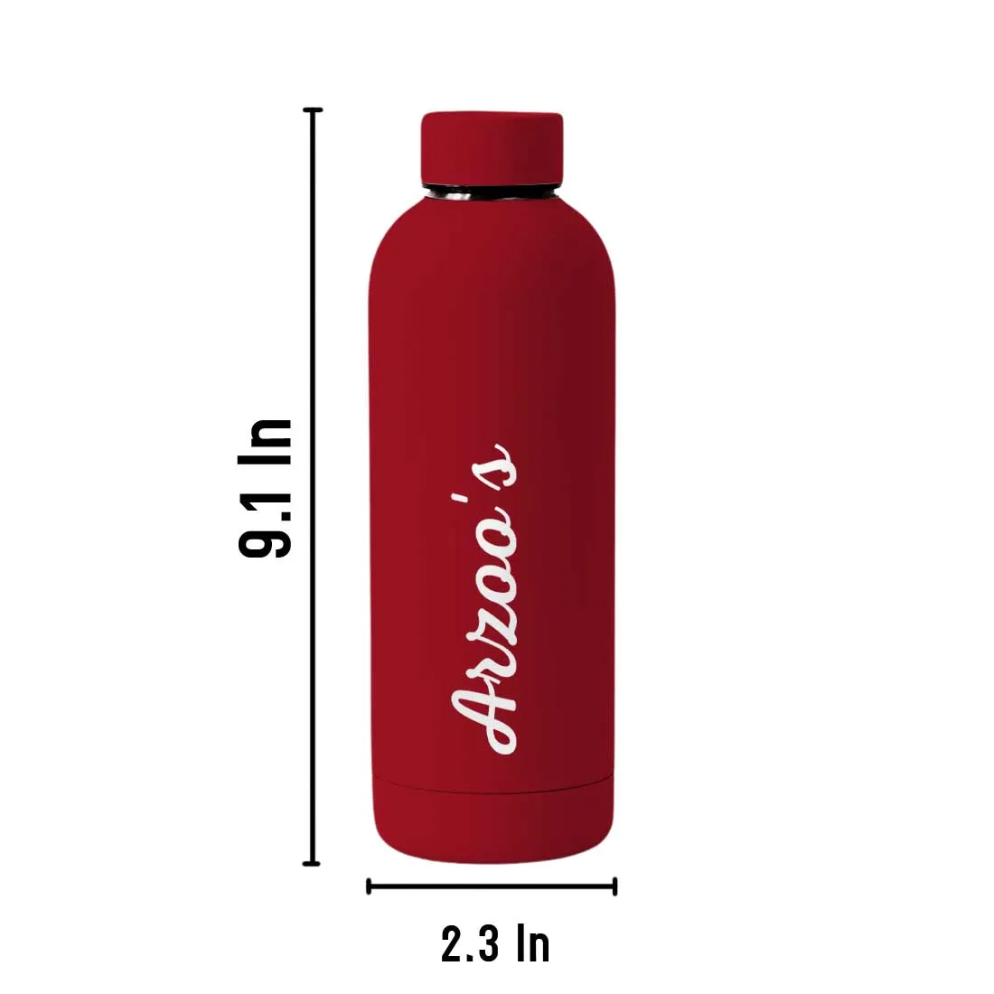 Custom Insulated Water Bottles Stainless Steel  Bottle for Travel Office Gym Home - BPA Free, Leakproof