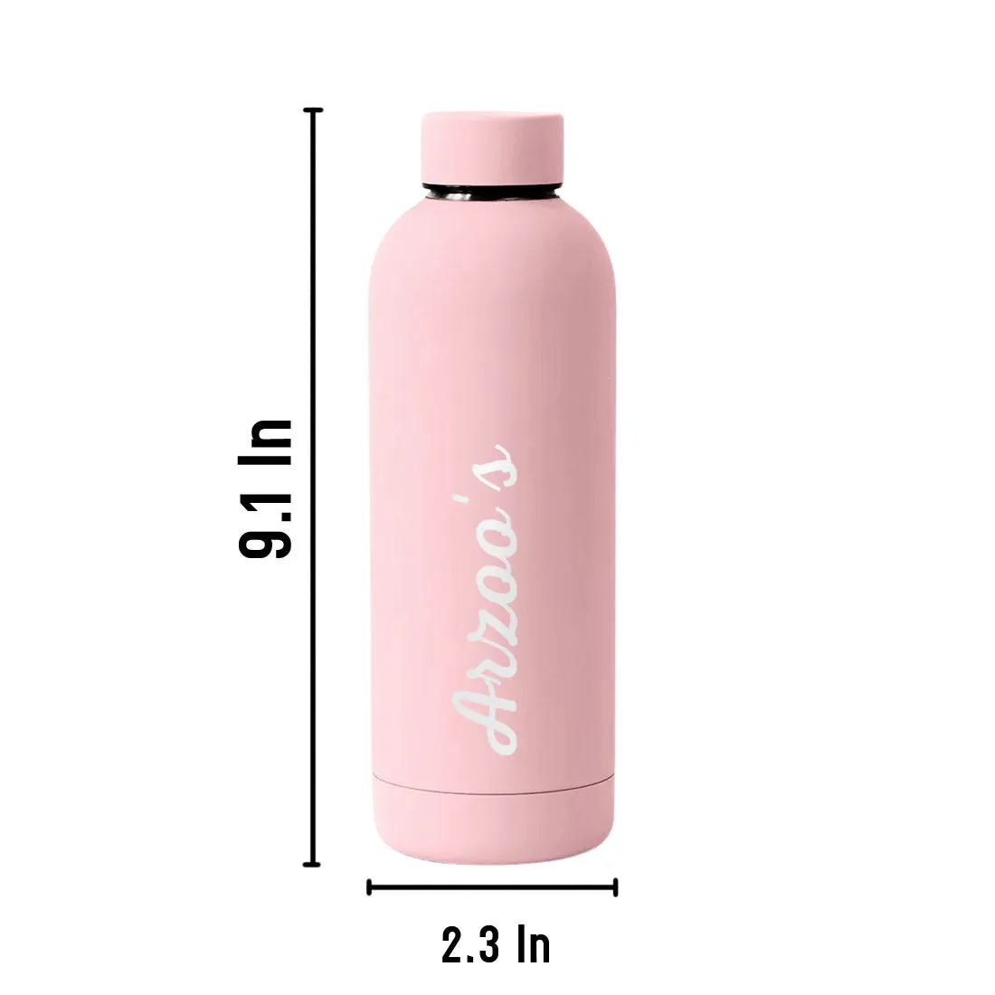 Custom Insulated Water Bottles Stainless Steel  Bottle for Travel Office Gym Home - BPA Free, Leakproof