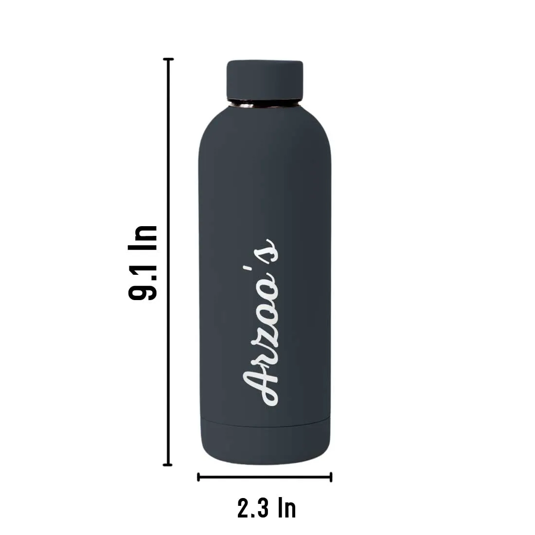 Custom Insulated Water Bottles Stainless Steel  Bottle for Travel Office Gym Home - BPA Free, Leakproof