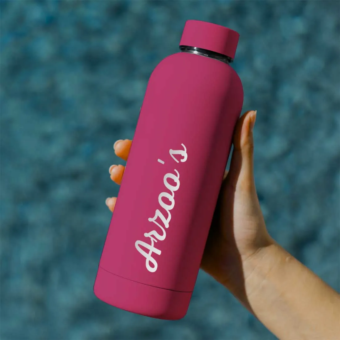 Custom Insulated Water Bottles Stainless Steel  Bottle for Travel Office Gym Home - BPA Free, Leakproof