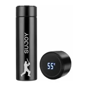 Customized Engraved Bottle Thermos Flask for Tea Temperature Display - Cricket