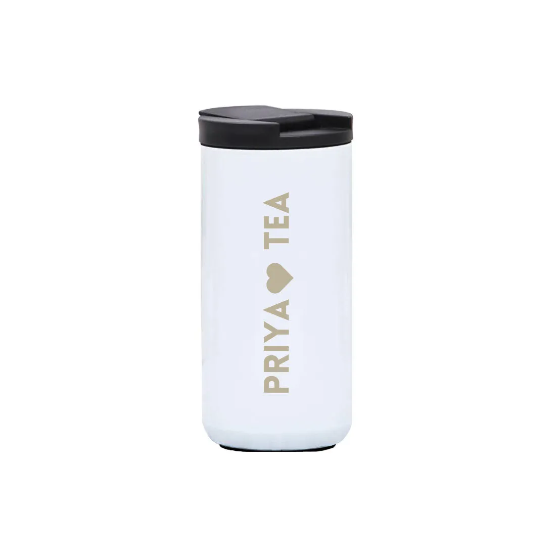 Customized Insulated Coffee Cup Tumbler with Name Engraved Design (400 ML) - TEA