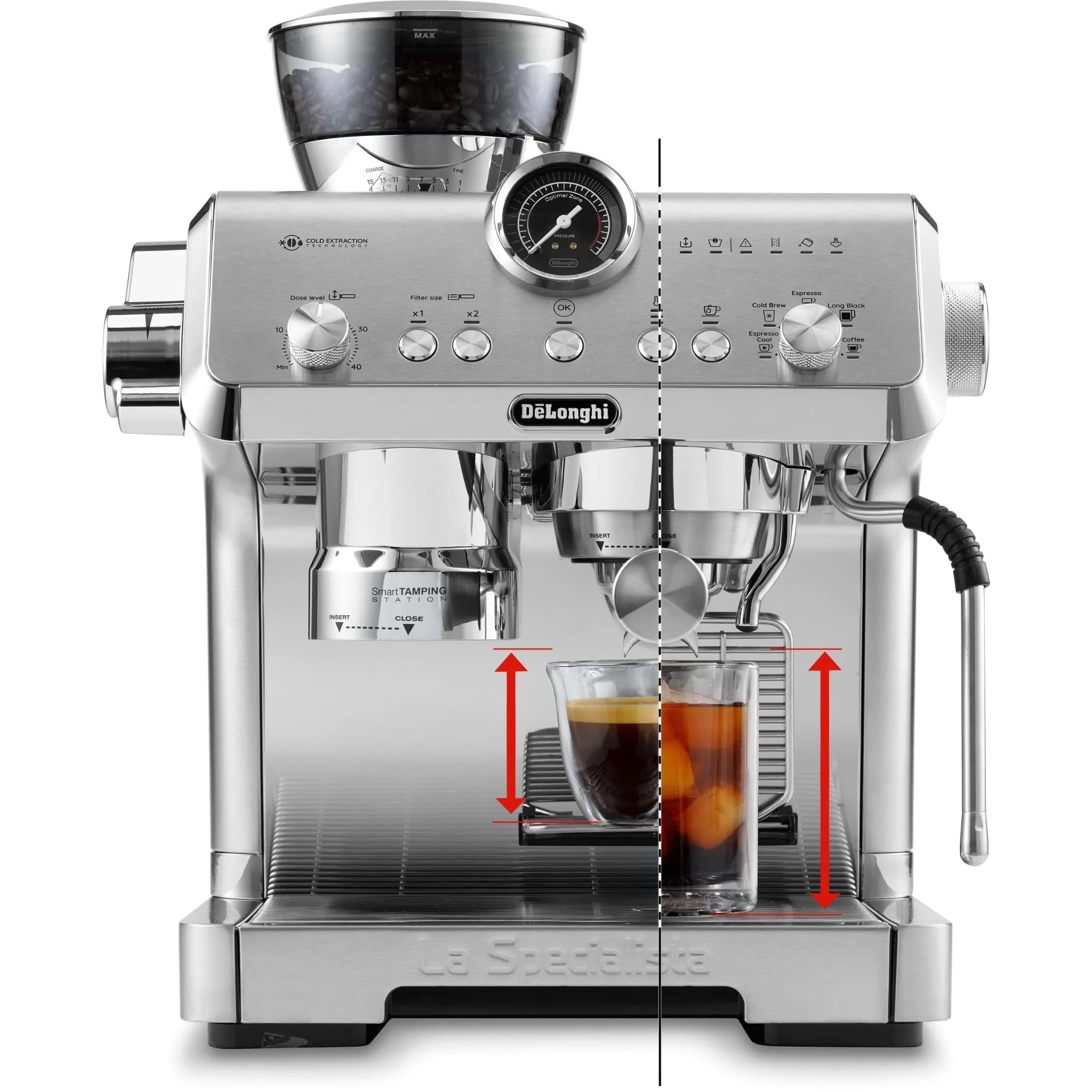 De'Longhi EC9555.M La Specialista Opera Manual Espresso Machine (Metal)