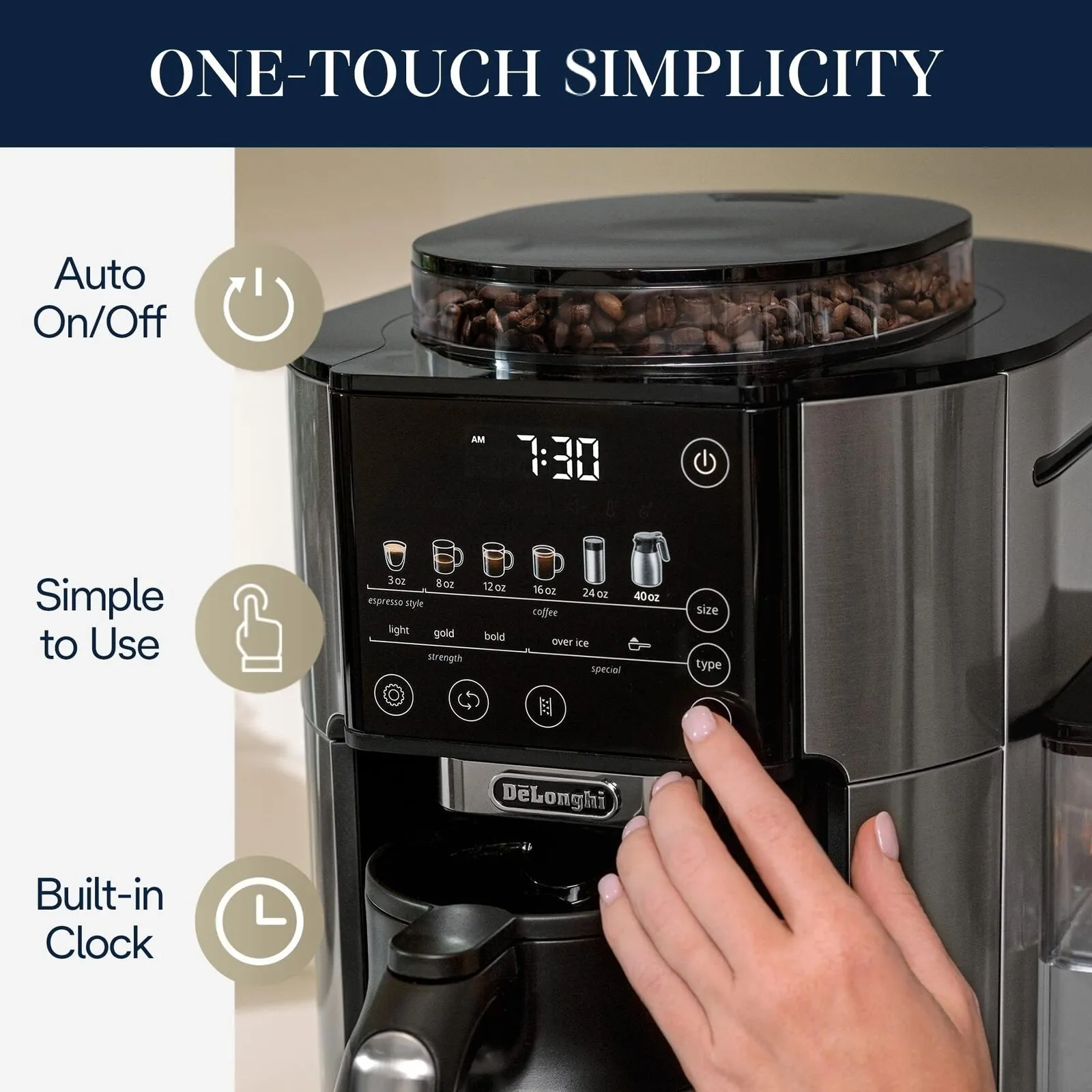 De'Longhi's TrueBrew Drip Coffee Maker