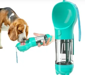 Dog water bottle multifunctional