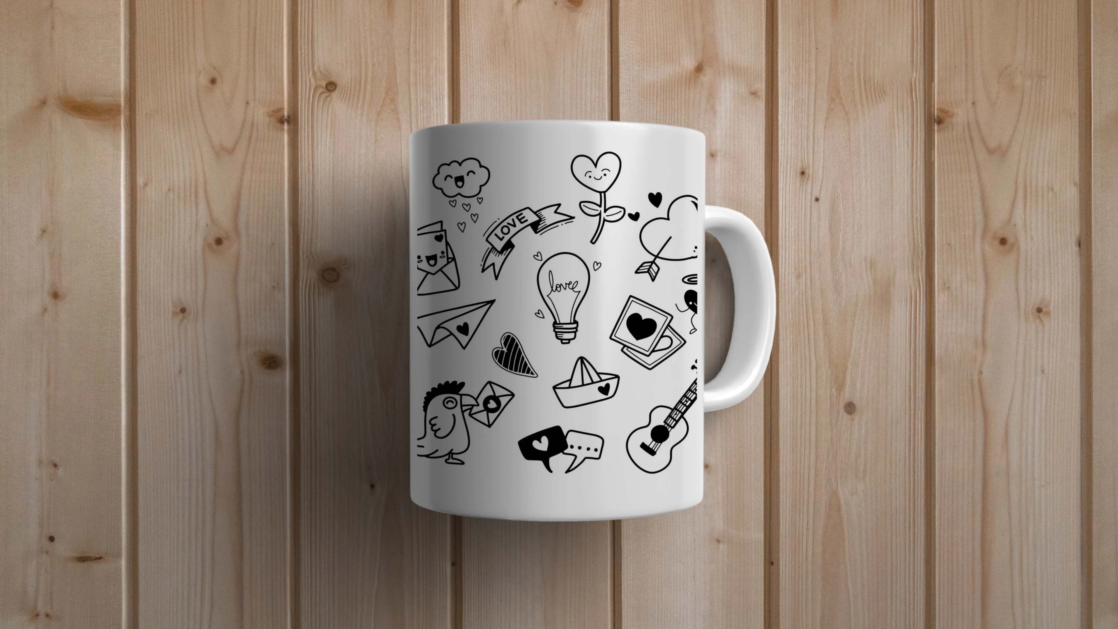 Doodles Design Mug