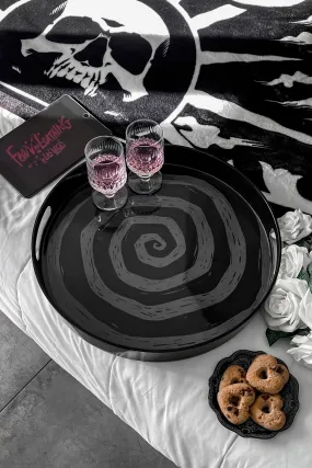 Downward Spiral Serving Tray