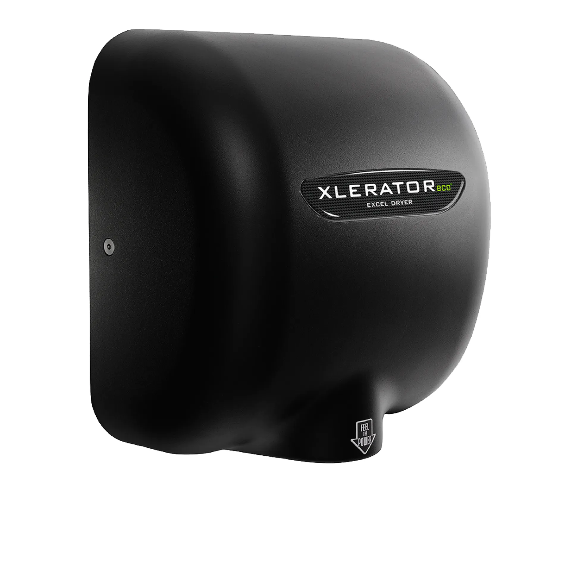 Excel Dryer XLERATOR® XL-SP-ECO (XL-BL-ECO) Hand Dryer (No Heat) - Special Color MATTE BLACK on Zinc Alloy High Speed Automatic Surface-Mounted