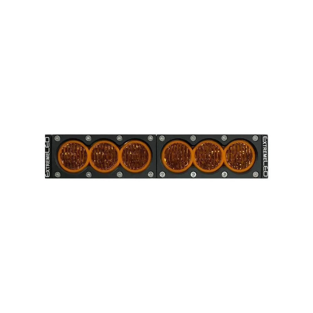 Extreme LED - 12" X6 Amber 60W Flood Beam LED Light Bar