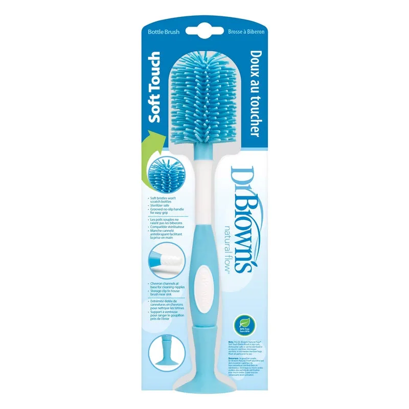 Feeding & Weaning Weaning Accessory Soft Touch Bottle Brush (Blue)