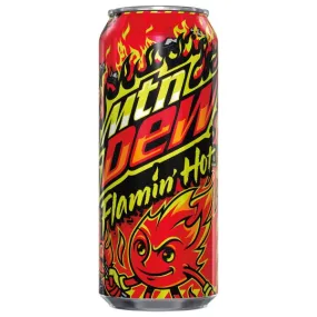 FLAMIN' HOT MOUNTAIN DEW SODA