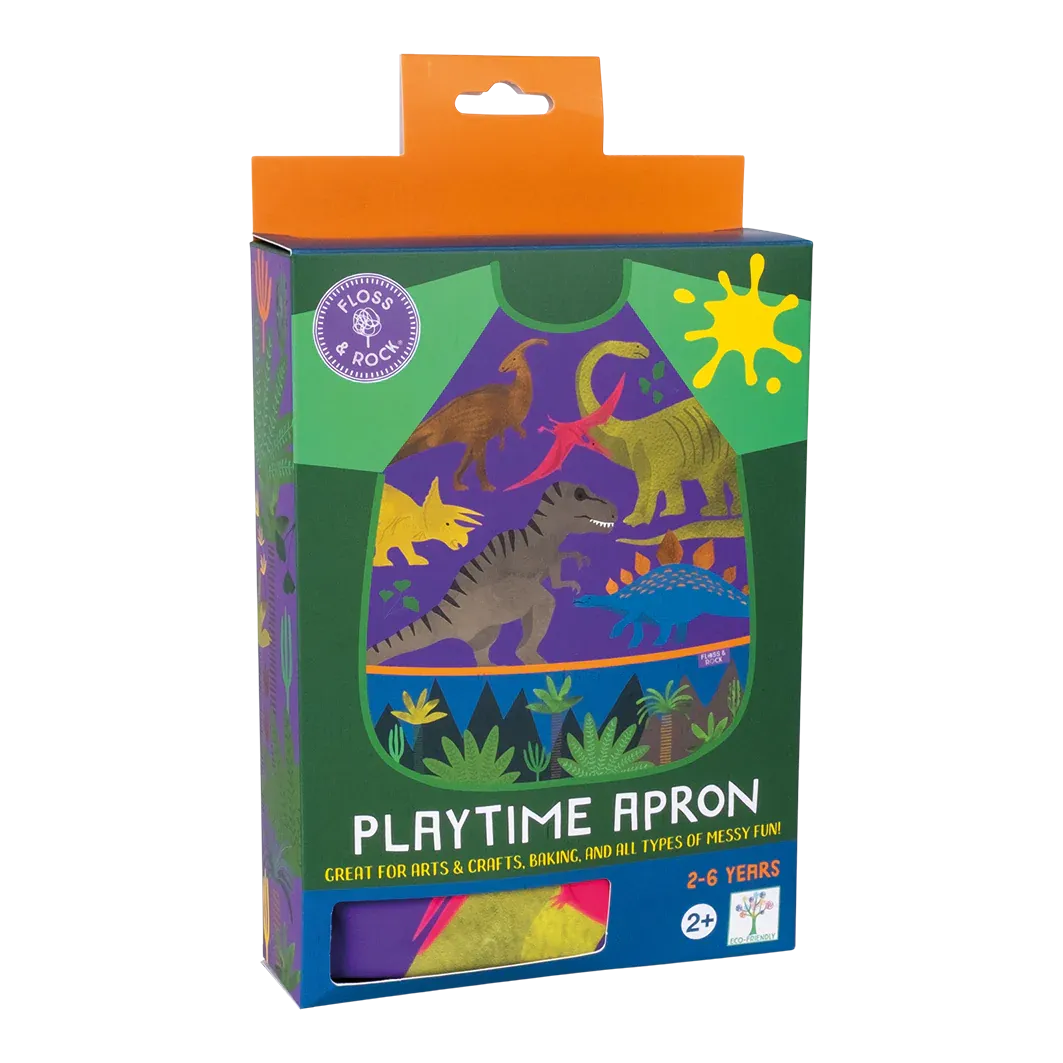 Floss & Rock Playtime Apron - Dinosaur