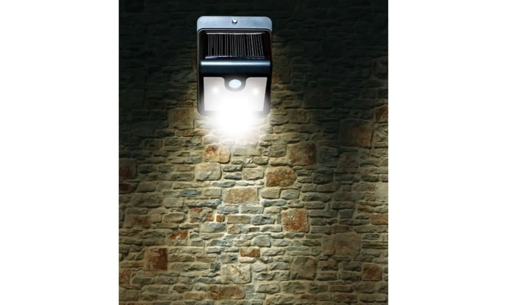 Forever LED Solar Motion-Activated Outdoor Light - Black (Single)