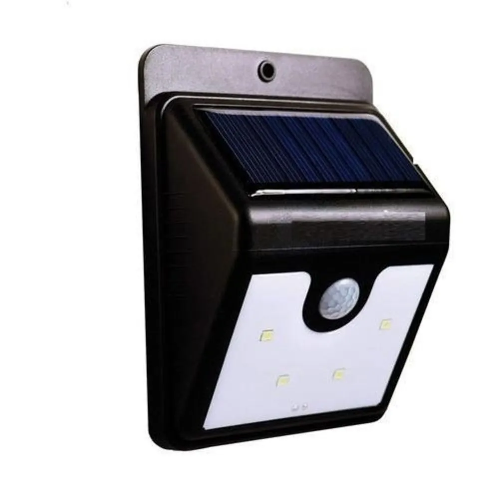 Forever LED Solar Motion-Activated Outdoor Light - Black (Single)