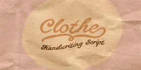 Free Clothe Font