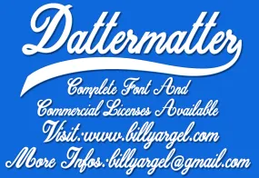 Free Dattermatter Font