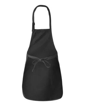 Full Length Apron with Adjustable Neck Strap/Pockets- Design your own