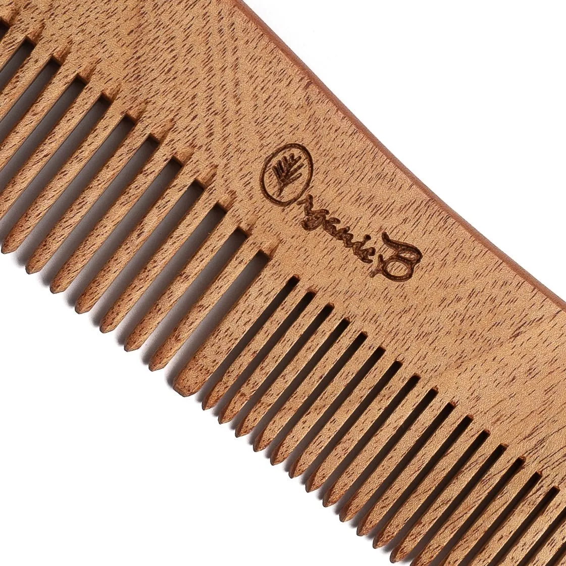 Full Neem Comb Wave Shape for Detangling and Shampoo