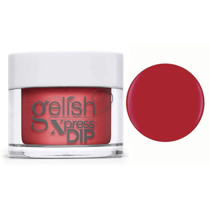 Gelish Professional Xpress Dip Powder Scandalous - Hot Red Creme - 43G