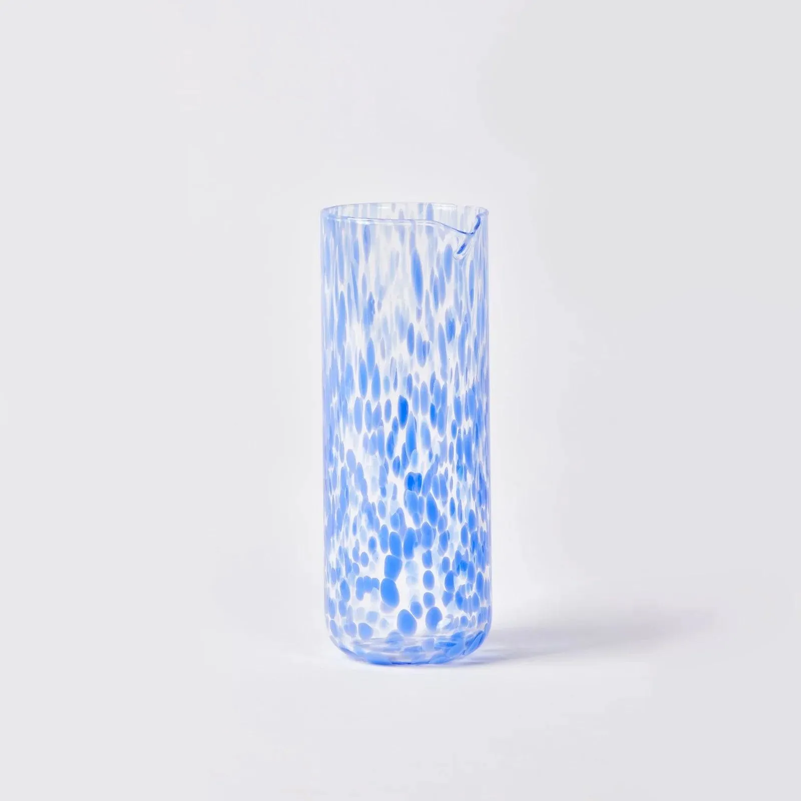 Glass Carafe Dots | Blue