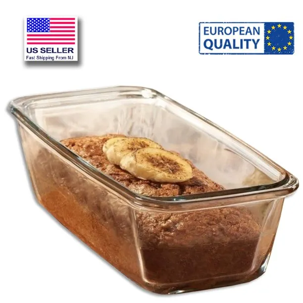 Glass Casserole Dish for Oven, Glass Cake Mold, Baking Tray, 37.25 Oz