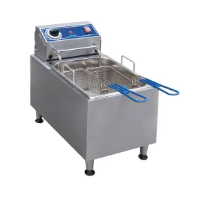 Globe PF16E Countertop Fryer, Electric, 16 lb. cap.