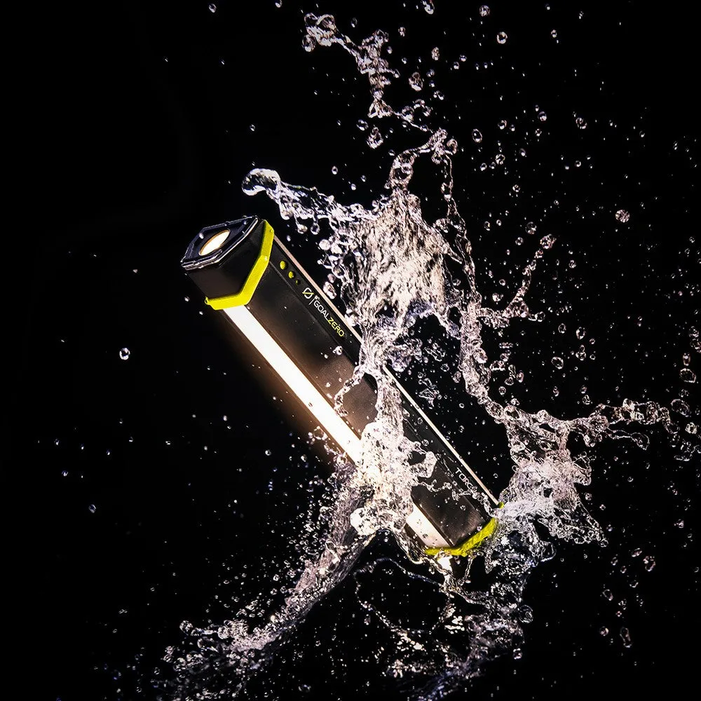 Goal Zero Portable Torch 500 with Solar and Rechargeable Power from any USB Source, Waterproof, 500 Lumens