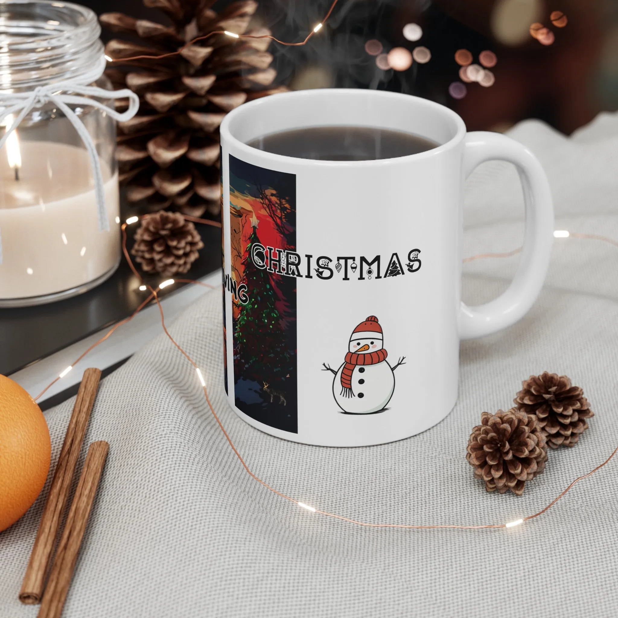 Halloween Mug, Thanksgiving Mug, Christmas Mug, Holiday Coffee Mug, Holiday Gifts, Winter Mug, Fall Mug, Gift for Co-worker