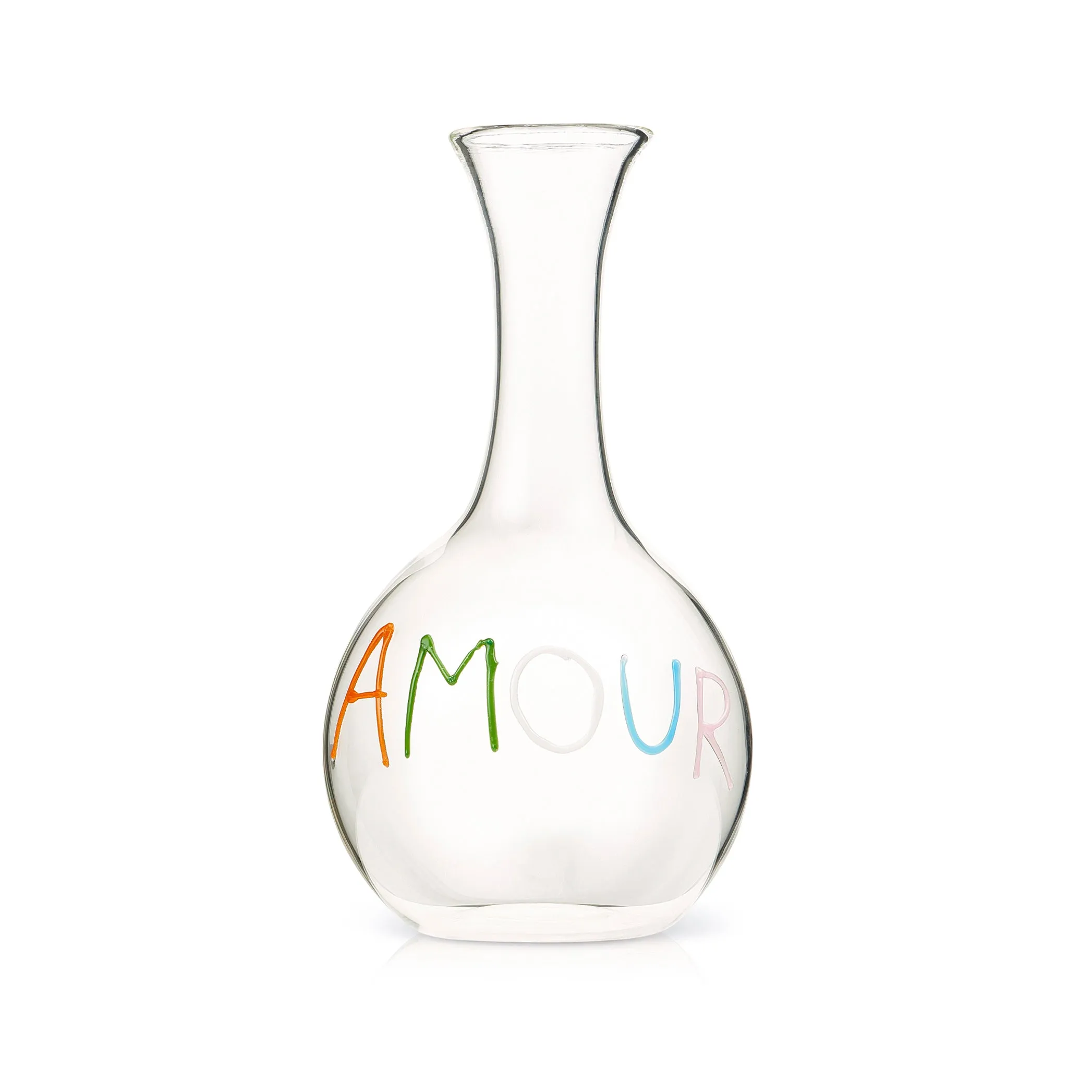 Handblown Glass Amour Carafe