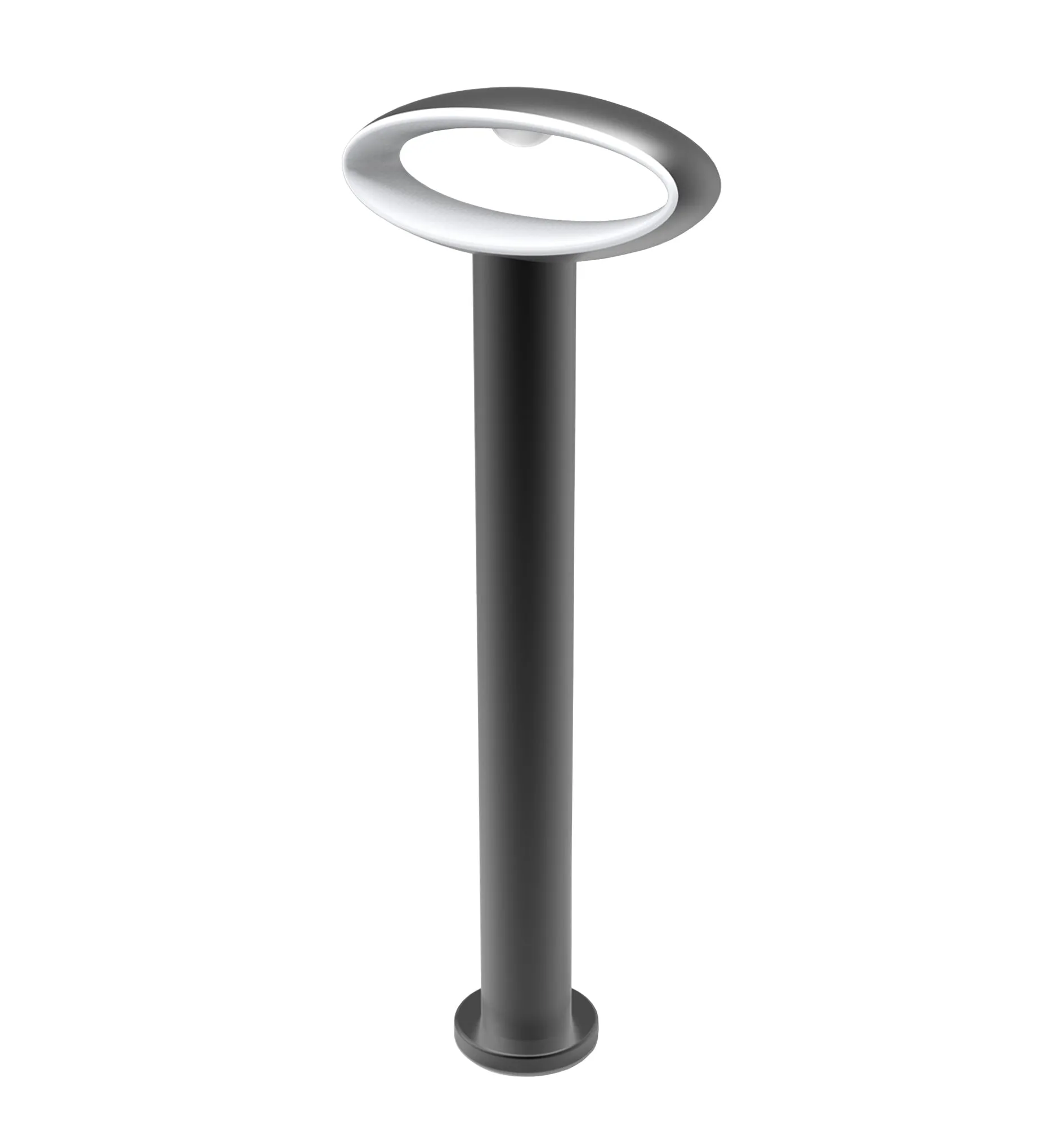 Horus LED Surface Mounted Open Oval Bollard Lights IP54