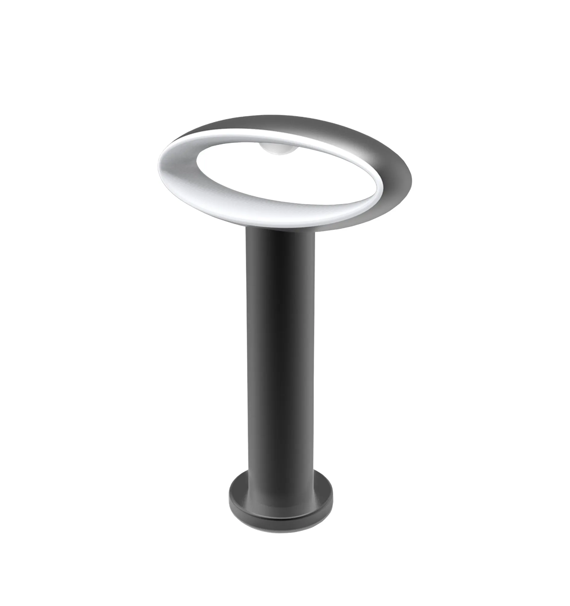 Horus LED Surface Mounted Open Oval Bollard Lights IP54